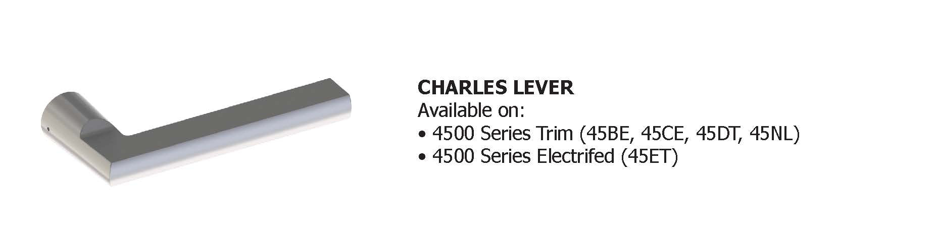 Hager 4514 Grade 1 Rim Exit Device - Passage Trim - Charles Lever